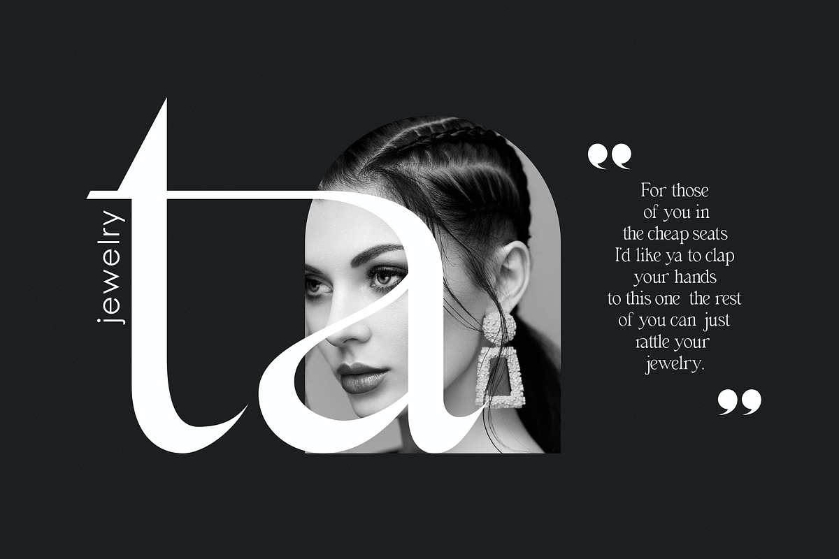 Billiers | Modern Ligature Typeface, a Serif Font by Almeera Std (Photo 10 of 12)