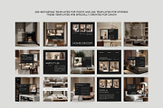 400 Interior Design Instagram Kit I, a Social Media Template by Instprofi | Studio Estimo (Thumbnail 11 of 13)