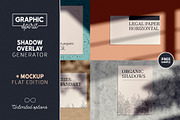 Shadow Overlay GENERATOR Mockup, a Product Mockup by Graphic Spirit (Thumbnail 1 of 9)