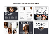 Salon Instagram Templates, a Social Media Template by Kseniia_Design (Thumbnail 5 of 9)