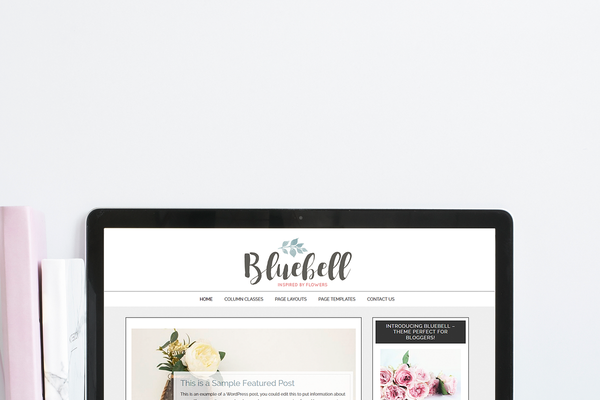 Bluebell Child Theme, a WordPress Template by Wacky Jacqui's Designs (Photo 3 of 5)