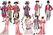 Christmas Pink Clipart, an Illustration by DreamArtGraphic (Thumbnail 2 of 5)