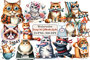 Funny Cats Sublimation Quotes Bundle, an Illustration by DreamArtGraphic (Thumbnail 1 of 5)