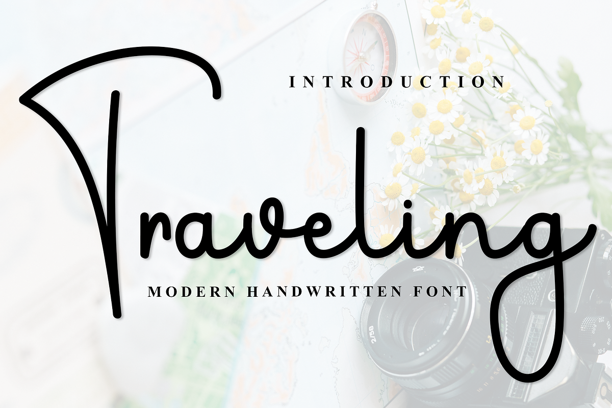 Traveling, a Handwritten Font by InermediaSTUDIO (Photo 1 of 8)