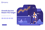 People with Business Growth Arrows, a Templates & Theme by Namanoidstd (Thumbnail 3 of 6)