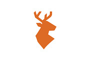 Sharp Abstract Stag Logo, a Branding & Logo Template by Vectorium Studio (Thumbnail 1 of 2)