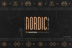 Nordic Seamless Pattern Pack