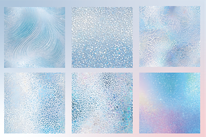 Sparkly Blue Iridescent Background