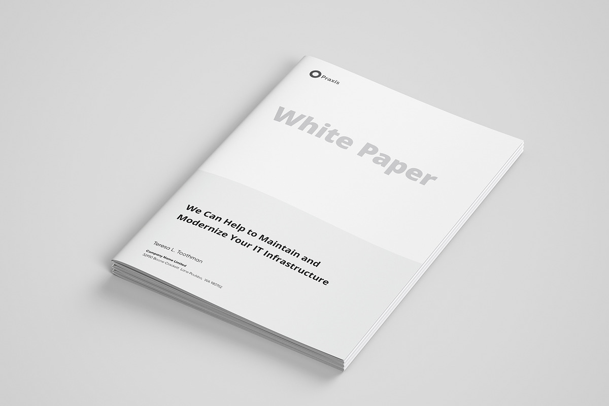 White Paper Template Word, a Brochure Template by azadcsstune (Photo 2 of 12)