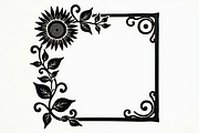 8 Lotus Floral Frame Bundle, an Illustration by Designs_River (Thumbnail 9 of 9)