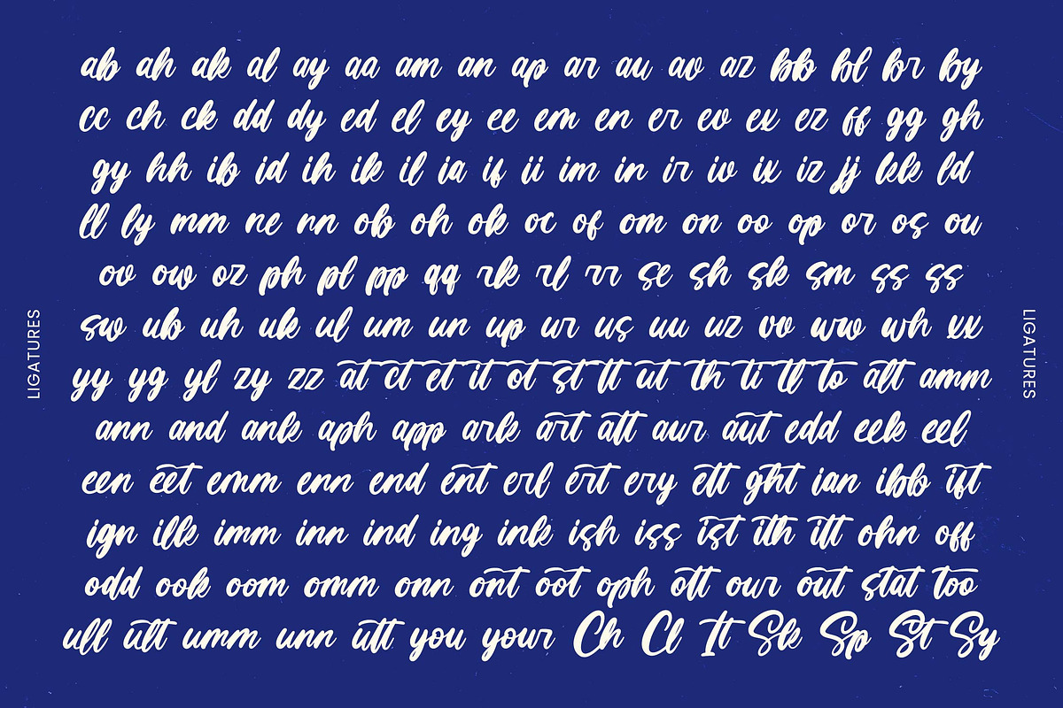 Monday Chitrus Bold Handwritten, a Script Font by Letterena Studios Script (Photo 16 of 20)