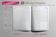 Daily Planner | InDesign Template, a Stationery Template by Planner Templates (Thumbnail 11 of 15)
