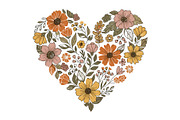 Floral Heart Botanical Illustration, a Person Illustration by Gfx_Store (Thumbnail 3 of 3)