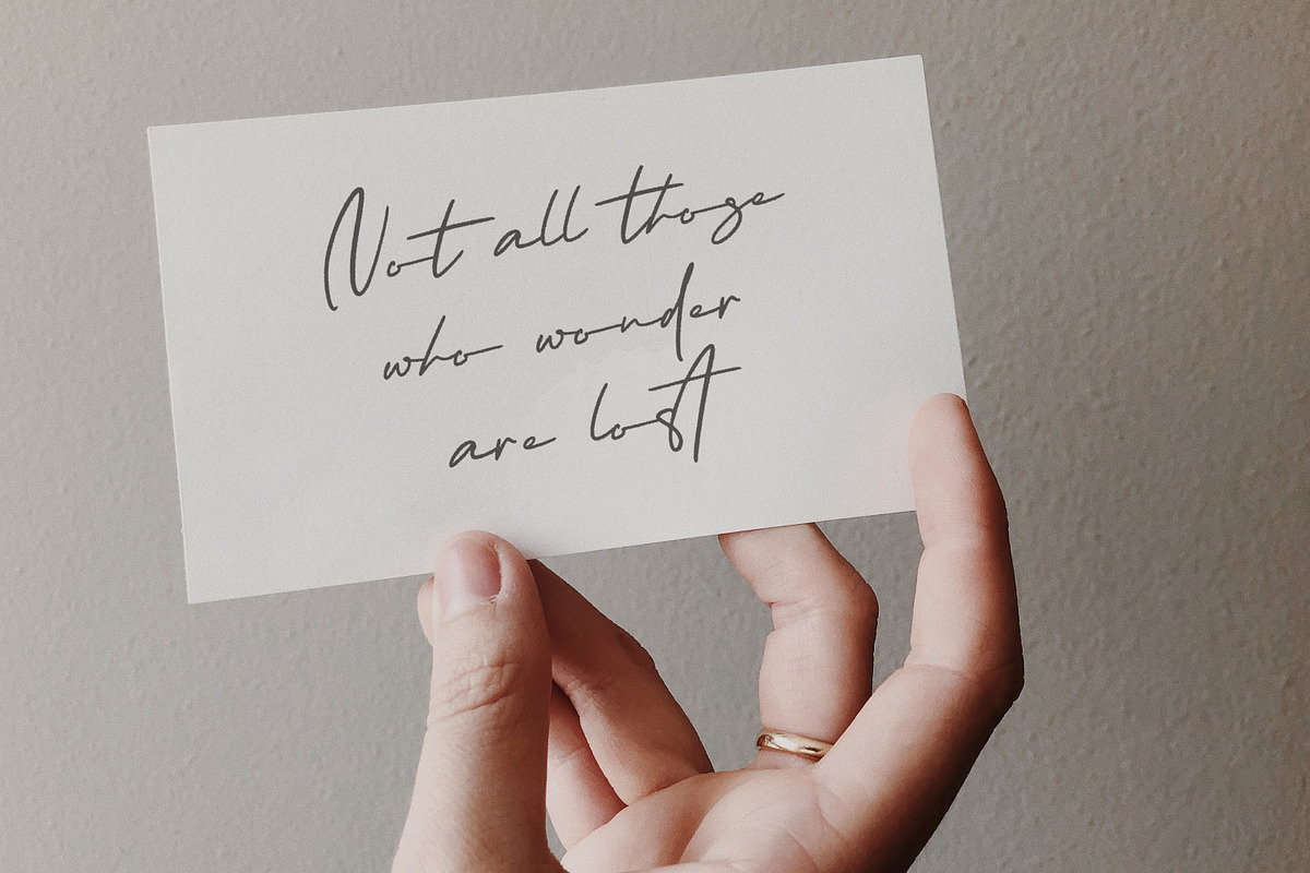 Only Wishing - a Handwritten Font, a Script Font by Vava Aryanto (Photo 11 of 12)