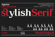 Agentic - Serif font family, a Serif Font by Artistic & Unique (Thumbnail 5 of 13)
