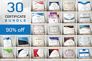 Certificate Bundle, a Stationery Template by Curve Design (Thumbnail 1 of 31)