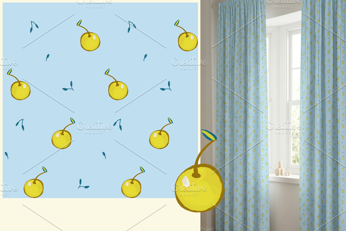 Vibrant Fruits | Patterns & Clip art, a Pattern Graphic by Art_halych (Photo 12 of 13)