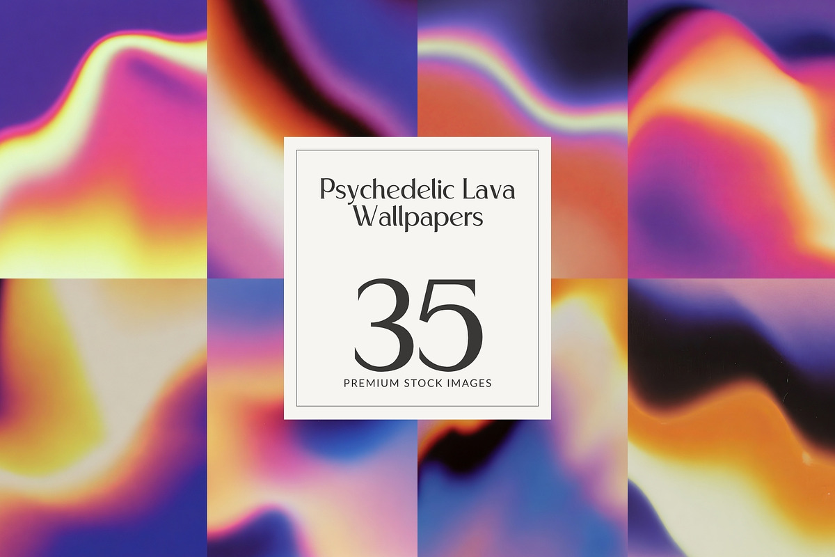 Psychedelic Lava Wallpapers, a Wallpaper Graphic by HipFonts (Photo 1 of 10)