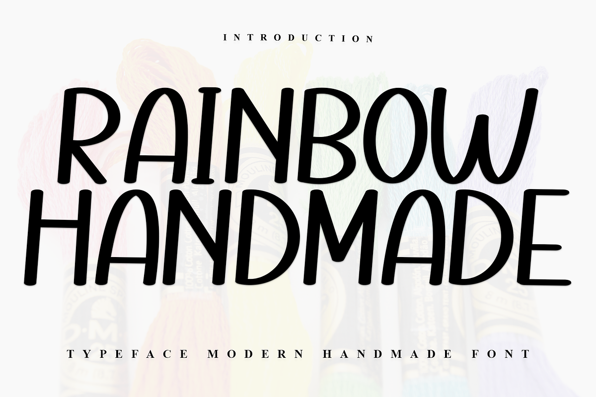Rainbow Handmade, a Serif Font by InermediaSTUDIO (Photo 1 of 6)