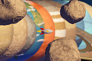Polygonal style Solar System, an Object Graphic by Toocha design (Thumbnail 4 of 5)