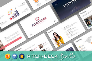 Pitch Deck Presentation Bundle, a Presentation Template by White Graphic