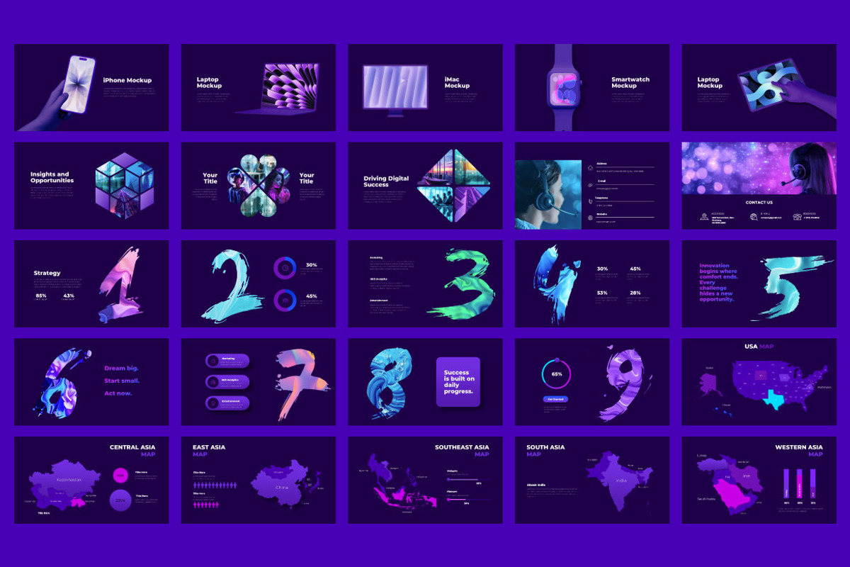 VisionX Animated PowerPoint Template, a Presentation Template by Abert (Photo 5 of 12)