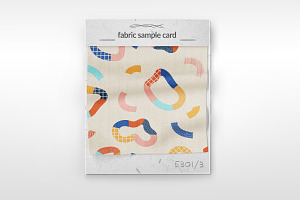 Abstract shapes seamless patterns