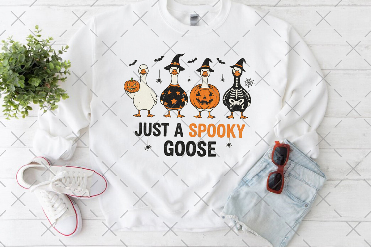 Spooky Halloween Goose PNG, an Illustration by Craft Nest (Photo 6 of 6)
