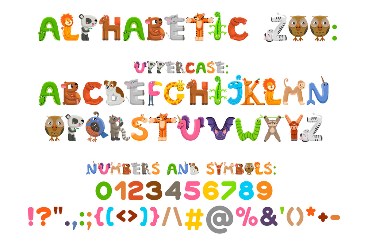 Alphabetic ZOO - animal alphabet, an Animal Illustration by tamara.comotomka (Photo 2 of 5)