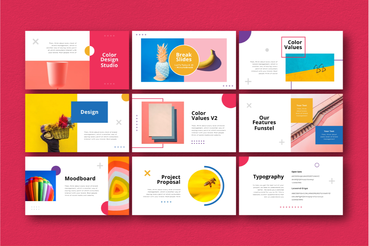 Funstel Google Slide Template, a Presentation Template by Inkofert (Photo 5 of 10)