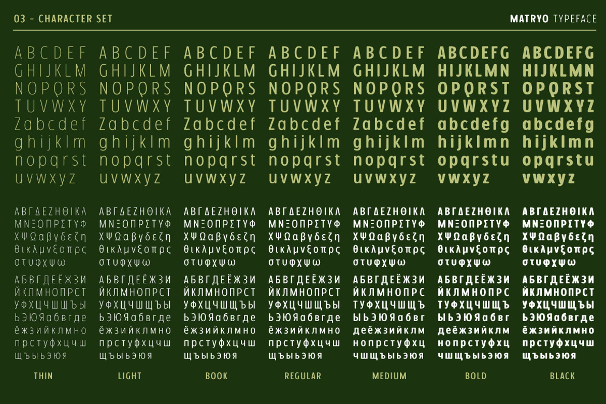 Matryo, a Sans Serif Font by Typogama (Photo 4 of 13)