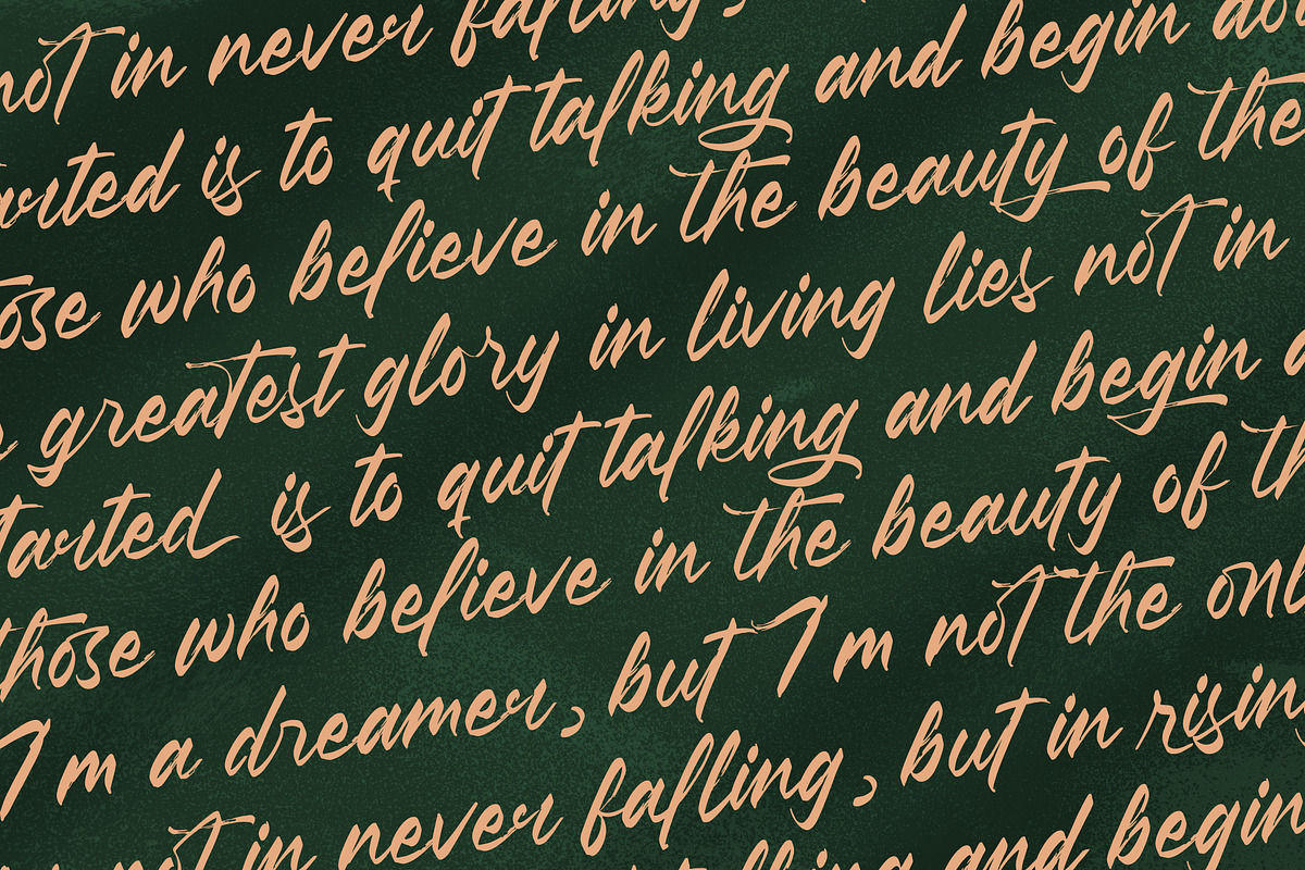 Pluretta Vintage Modern Brush Font, a Serif Font by Letterena Studios Script (Photo 15 of 20)