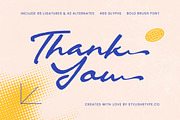 Static Kingston Bold Brush Font, a Script Font by stylishtype.co (Thumbnail 20 of 20)