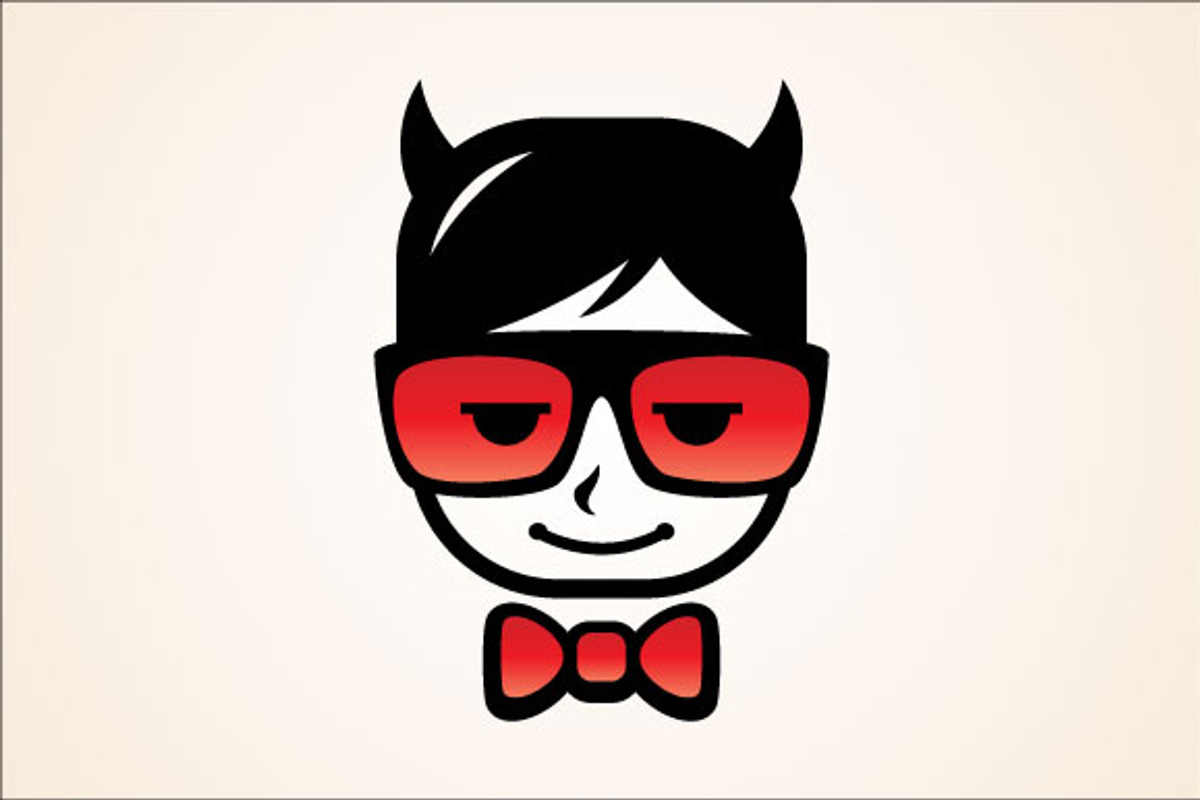 Devil Geek Logo, a Branding & Logo Template by Heavtryq Design