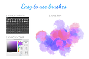 Watercolor brushes for Photoshop, a Brush Add-On by voin_Sveta (Thumbnail 3 of 5)