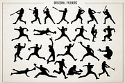 9 set of Vector sport silhouette, an Object Graphic by Giordano Aita Graphics (Thumbnail 4 of 11)