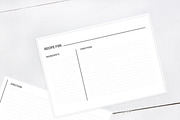 Simple Recipe Cards 5x7 card FILL IN, a Card Template by OhEverythingHandmade (Thumbnail 3 of 5)