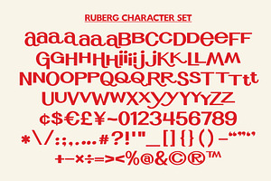 Ruberg Retro Display Type!