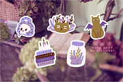 Whimsy witch. Halloween illustration, a Seasonal Illustration by kondratya (Thumbnail 11 of 13)