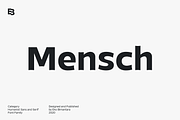 Mensch; 32 Fonts of Sans & Serif, a Sans Serif Font by Eko Bimantara (Thumbnail 1 of 13)