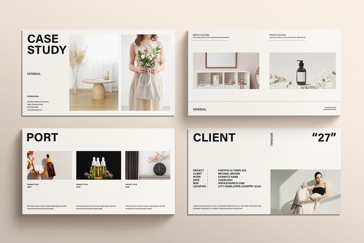 Portfolio Presentation Template, a Presentation Template by E-Type (Photo 4 of 5)