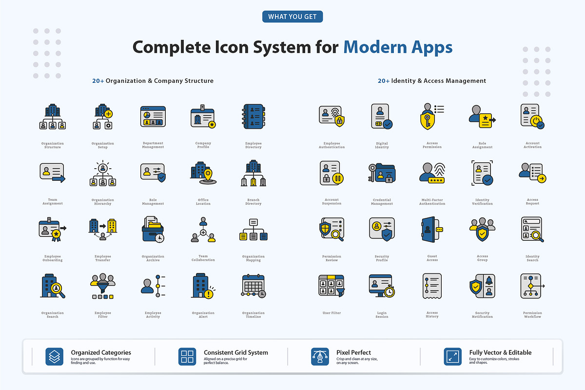 Enterprise Management Icons, an Outline Icon by vexper (Photo 2 of 7)