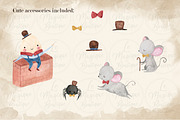 Watercolor Nursery Rhymes Clipart, an Animal Illustration by LeMagiqueBoutique (Thumbnail 5 of 7)