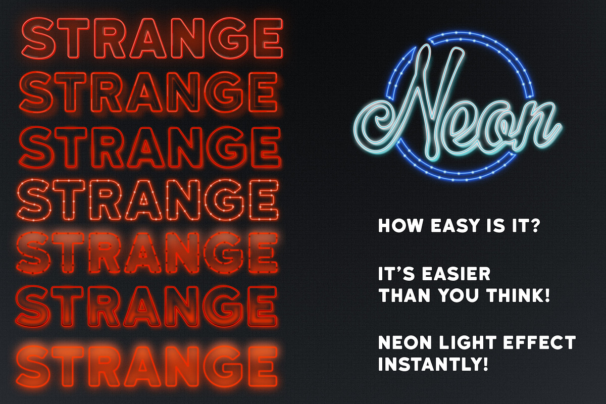 Strange Lights by Guerillacraft, a Layer Style Add-On by Guerillacraft (Photo 5 of 9)