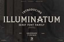 illuminatum - serif font family
