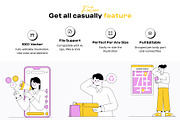 Shopping Illustration Pack, a Technology Illustration by orenjidesign (Thumbnail 3 of 8)