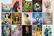 Maximalist Posters Wall Art Gallery, a Graphic by SunnyAfternoons (Thumbnail 8 of 11)