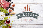 36 Restaurant Logos and Badges, a Branding & Logo Template by Vasya Kobelev (Thumbnail 9 of 12)