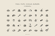 FOOD & COOKING illustrations, a Food Illustration by Crocus Paperi (Thumbnail 2 of 6)