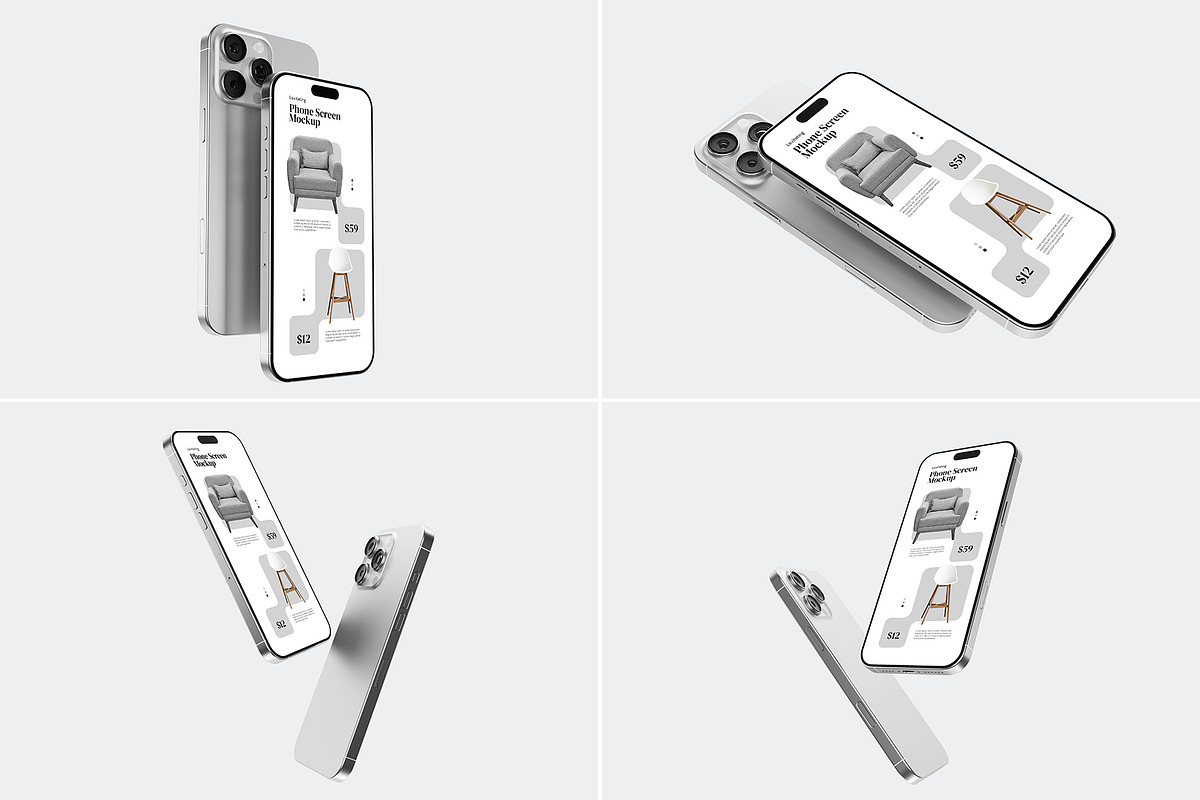 Levitating Phone Mockup, an iPhone Mockup by Rizky Audymas (Photo 2 of 4)
